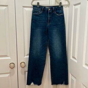 Vervet Jeans Sz 28 High Waist Stretch Frayed Bottoms Great Condition 💙🩵💙🩵💙